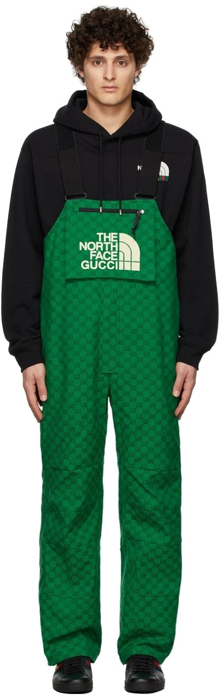 north face gucci overalls green|Gucci north face shirts.